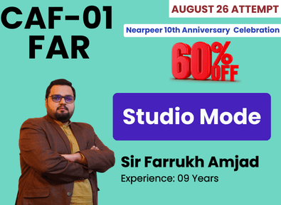 CAF 01 FAR By Sir Farrukh Amjad
