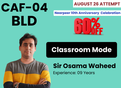 CAF 04 BLD By Sir Osama Waheed (Class Room Mode)