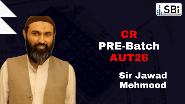 SBI CAF 06 PRE BY SIR JAWAD MEHMOOD AUT26